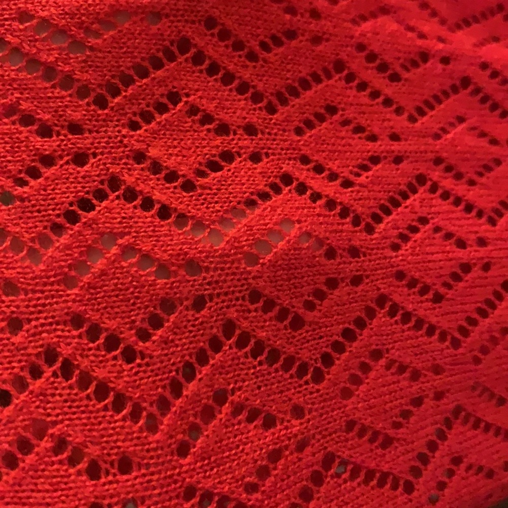 Jason Wu Red Sweater Cardigan NWT Small - Picture 5 of 6